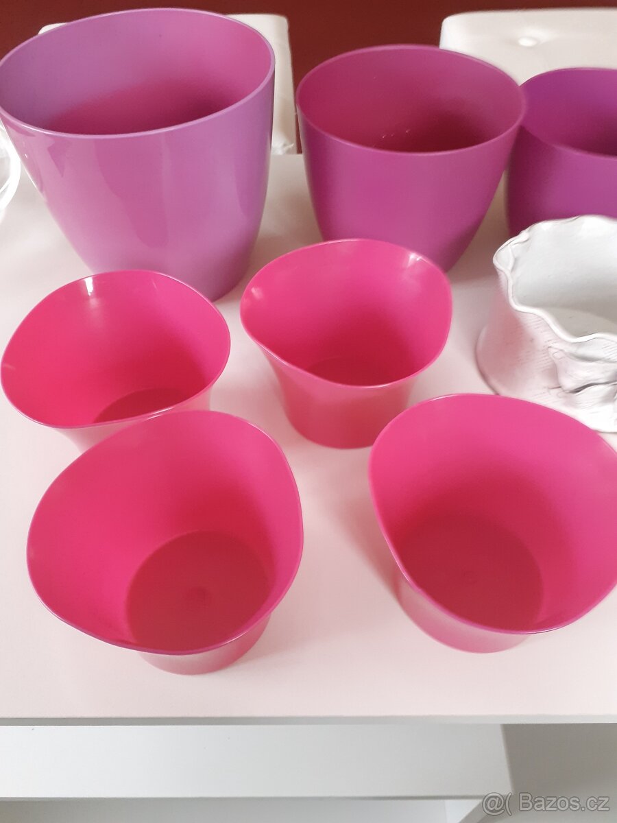 obaly na květináče cca 17 ks - 2