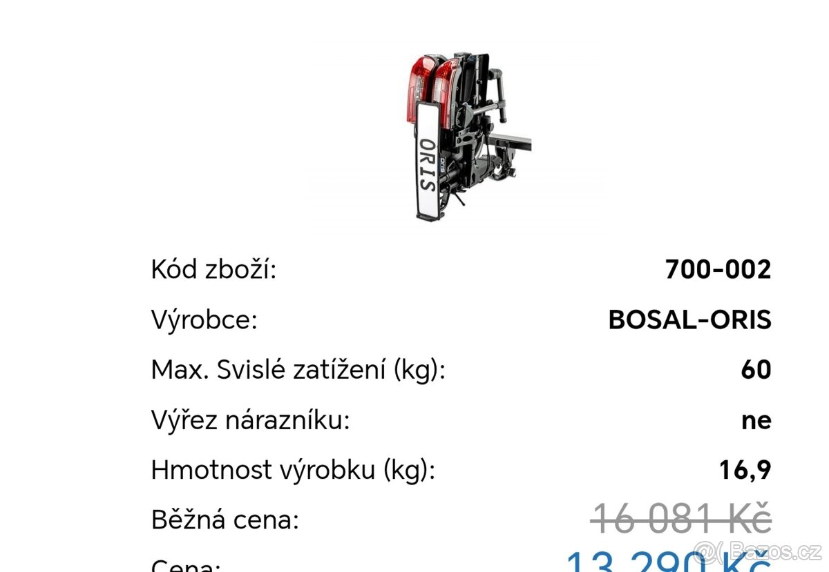 Tažne zařizeni pro dvě elektrokola. - 2