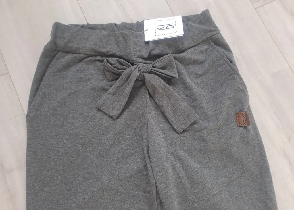 Nové stylové tepláky/kalhoty s mašlí, vel.M (L) - 2