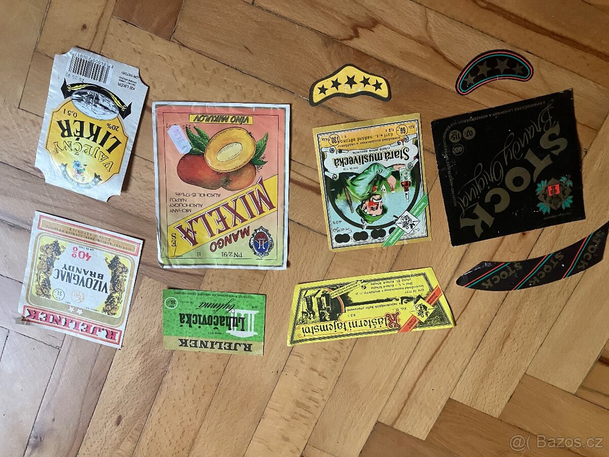 Viňety-tvrdý alkohol - 2