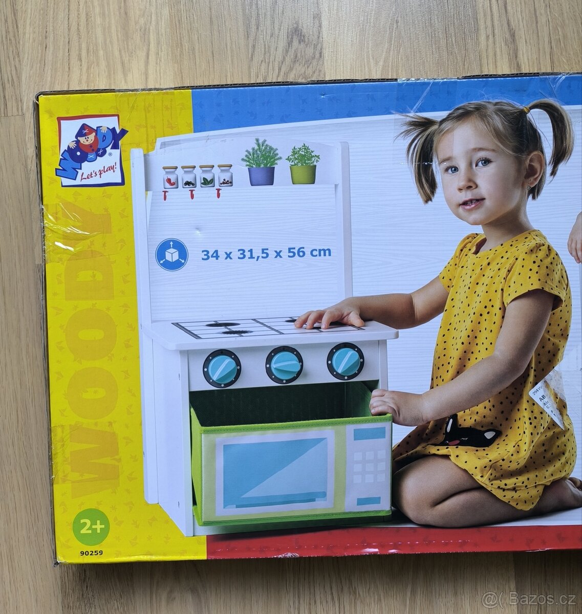 Nová Woody kuchyňka židlička 2v1 - 2