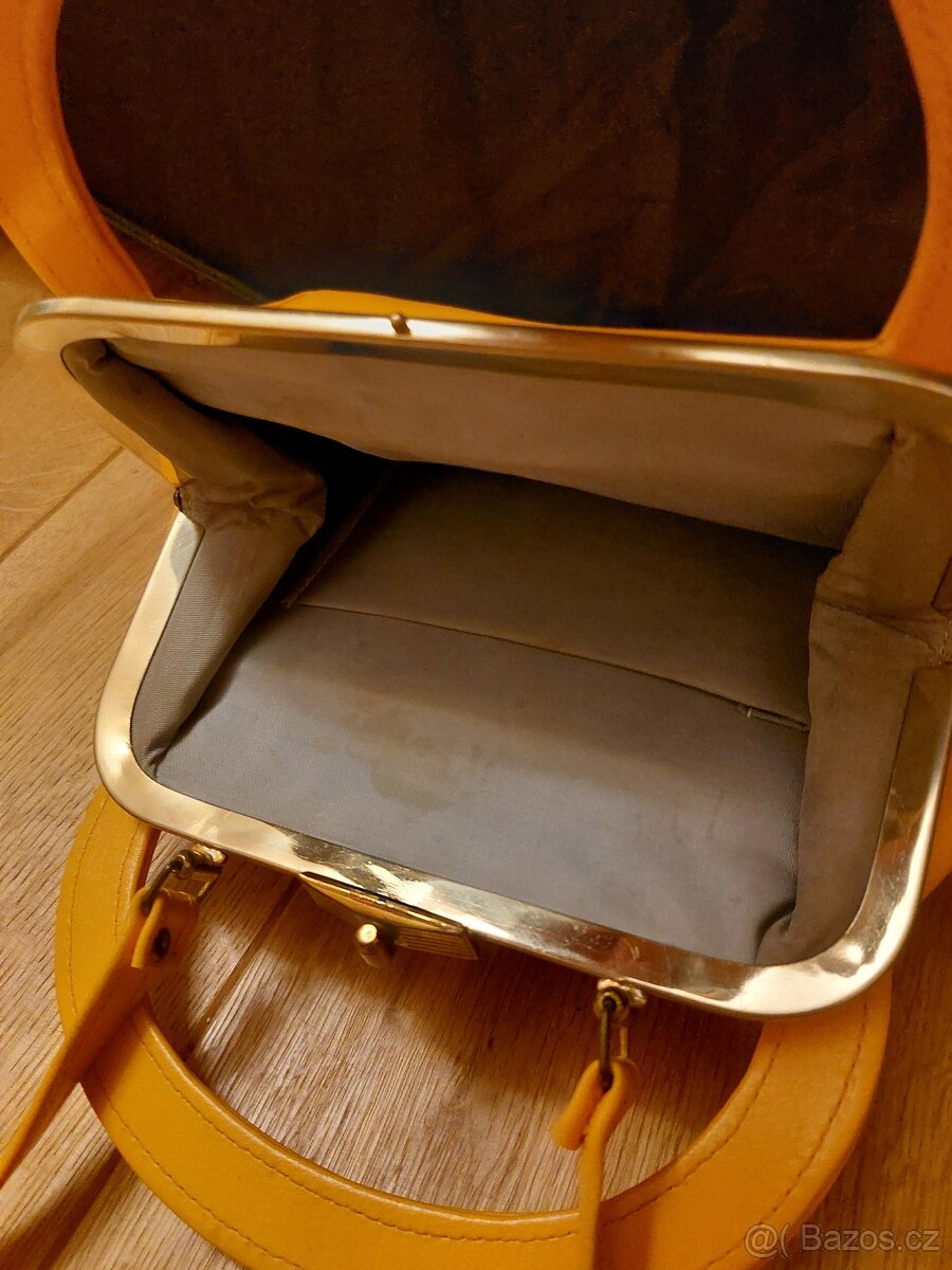 Retro kabelka žlutá - 2