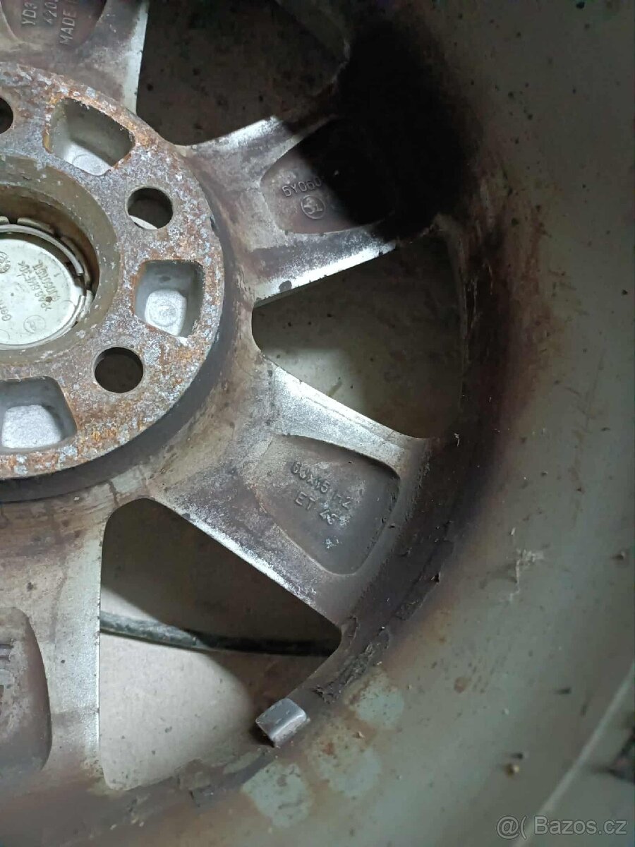 4ks alu disky 5x100 r15 + pneu - 2