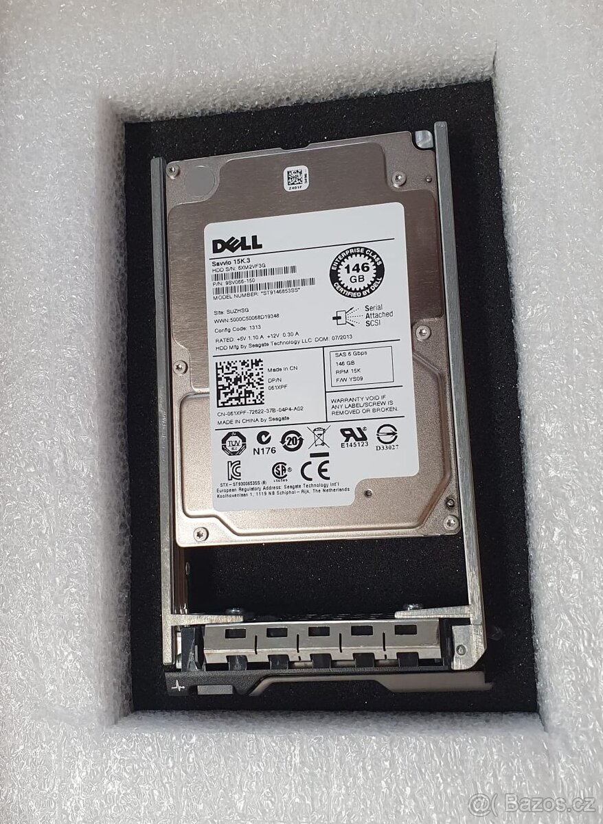 DELL, nový SAS disk 146GB - 2