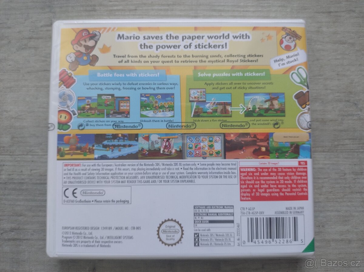 Paper Mario: Sticker Star - 3DS - nová - 2