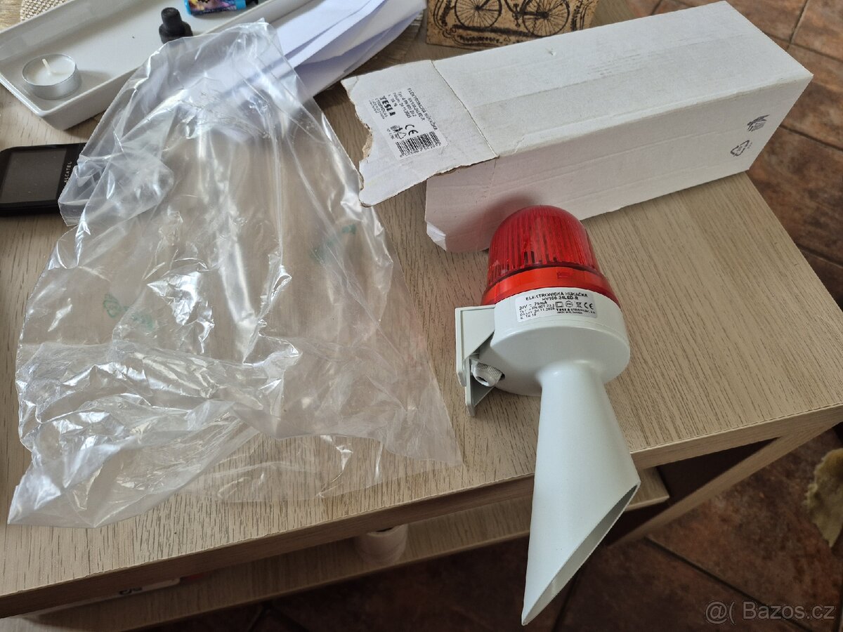 Elektronická houkačka HV100-24LED-R - 2