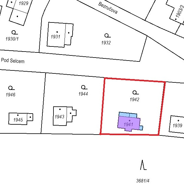 Stavební pozemek 558m2 - Řevnice - 2