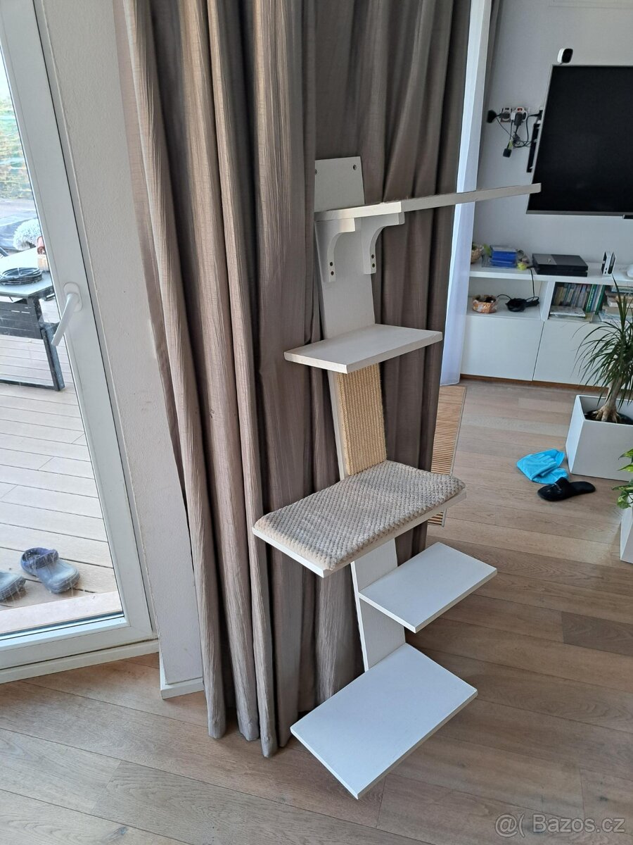 Pet dřevěné nástěnné škrabadlo pro kočky - 2