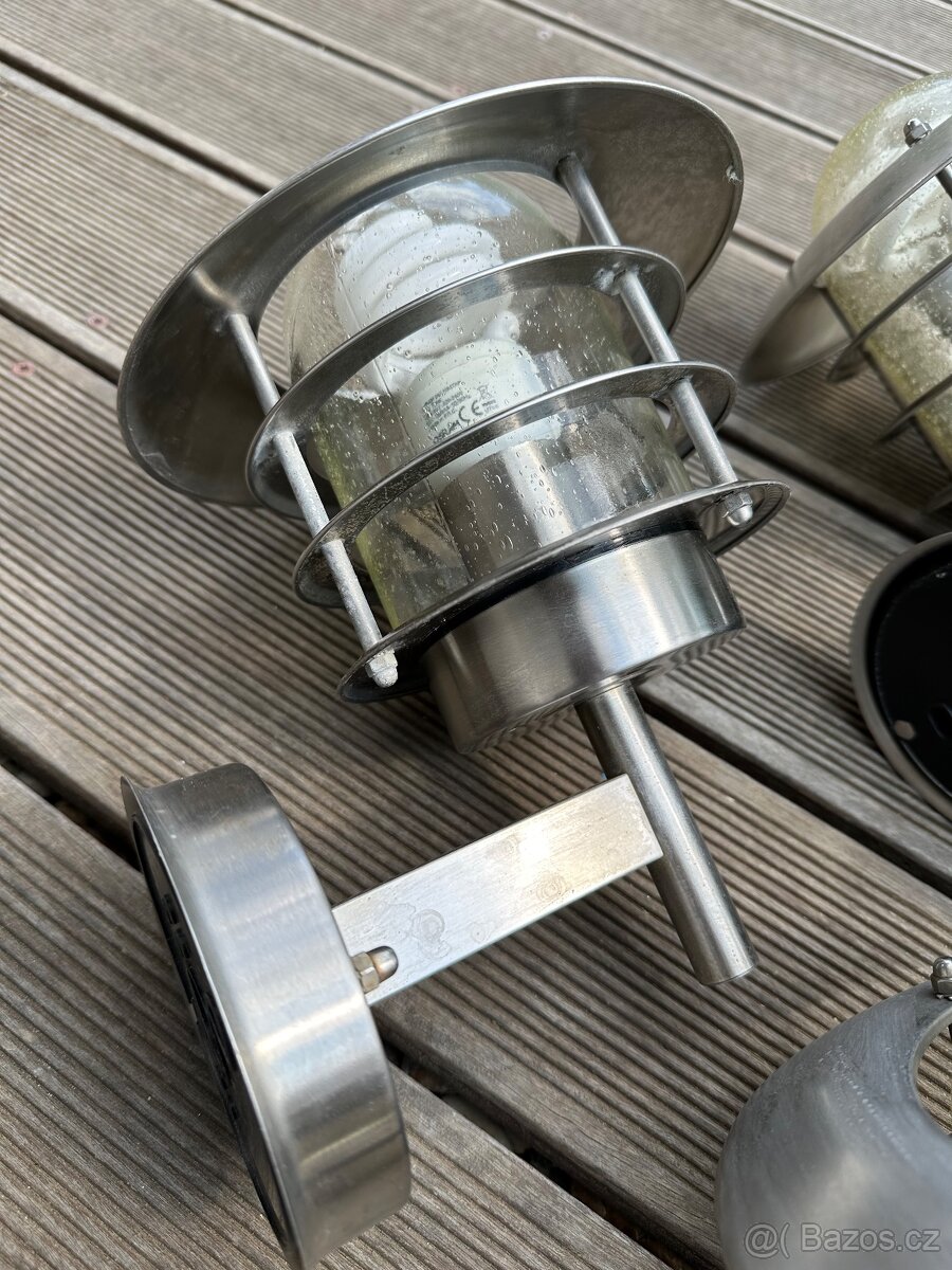 5x venkovní svítidla nerez Starlux - 2