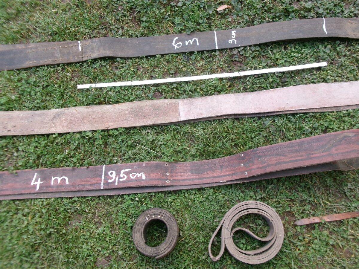 prodám staré litinové řemenice na plochý řemen..... různé dr - 2