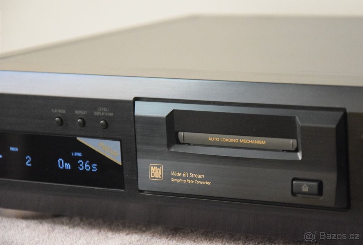 Minidisc deck SONY MDS-JE330 + 10x MD TDK, manuál - 2