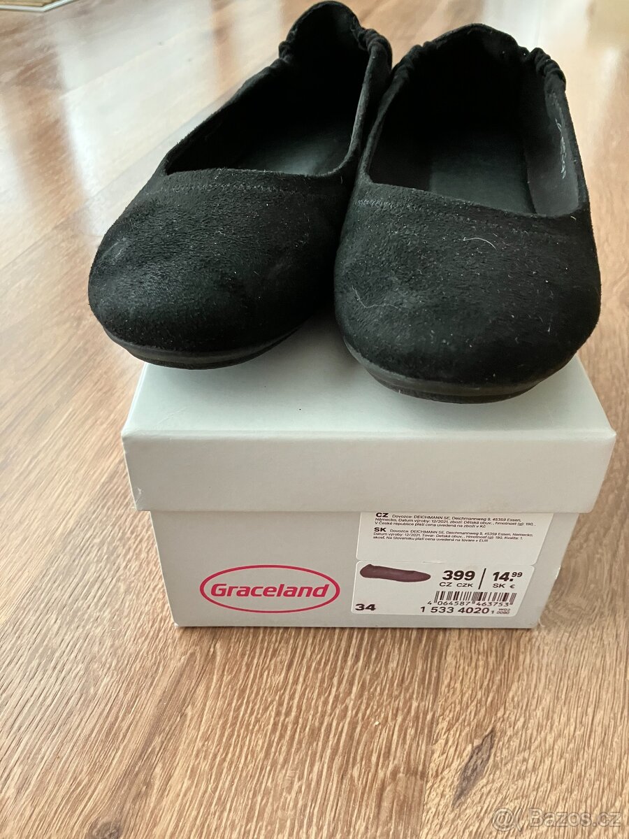 Dětské baleriny / balerinky vel. 34 - 2