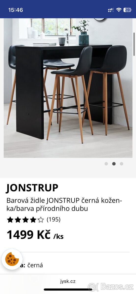 barové židle 3ks - 2