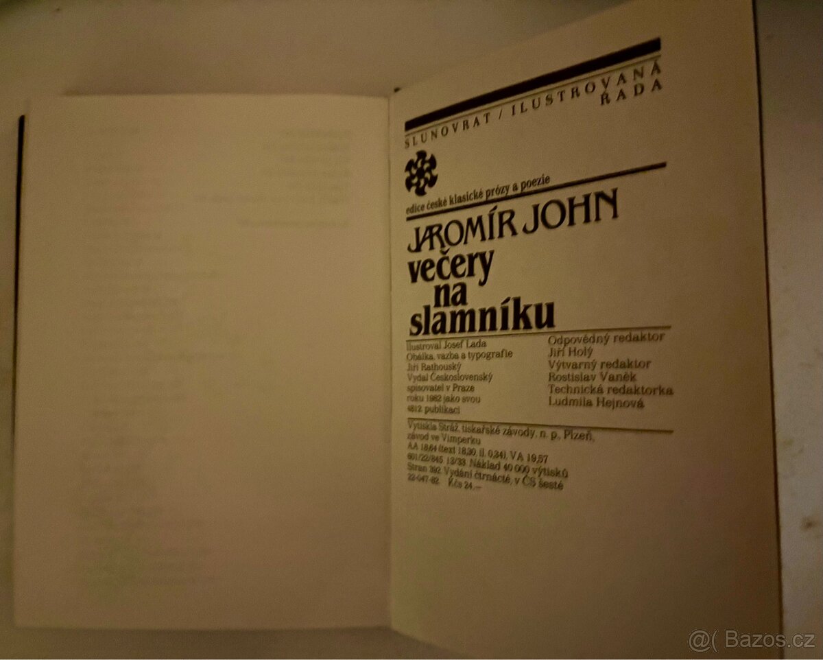 Prodám knihu Večery na slamníku - 2