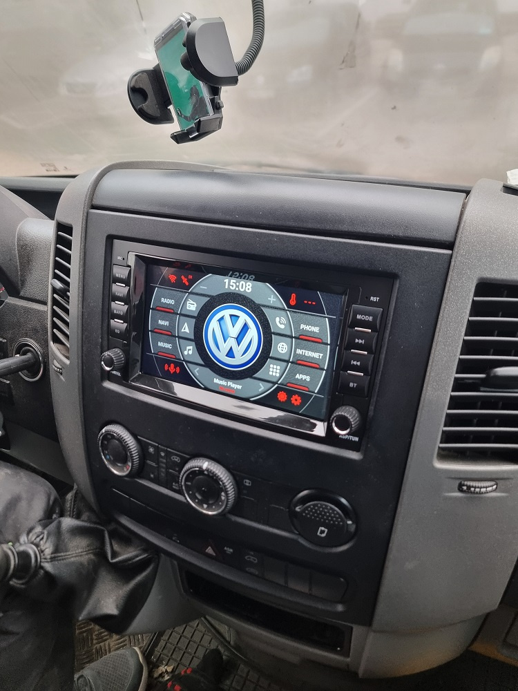8" Mercedes A,B,Vito, Viano, Sprinter, VW Crafter Android 1 - 2