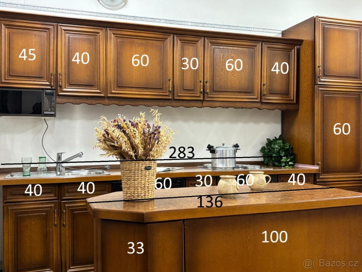 Elegantní rustikální kuchyně HERMÍNA - 2