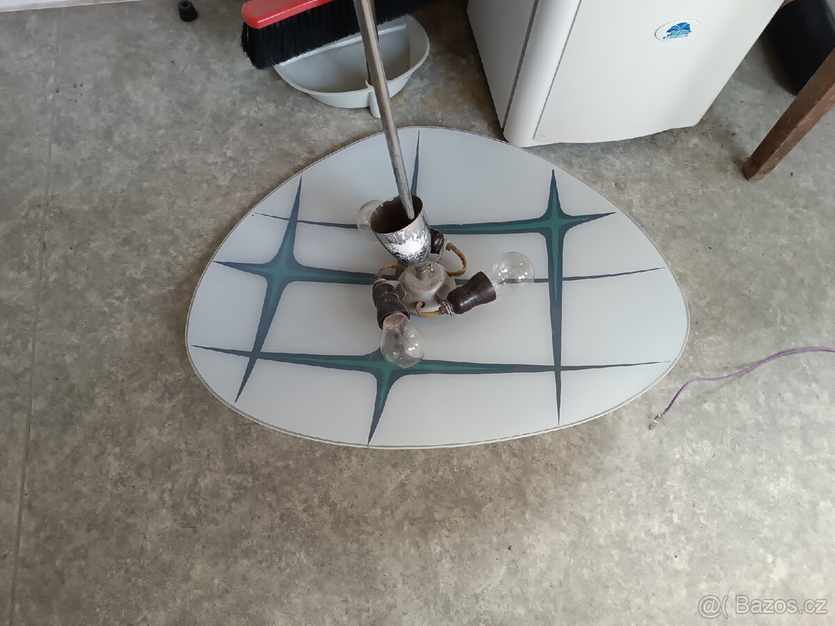 Starý retro lustr Brusel - 2