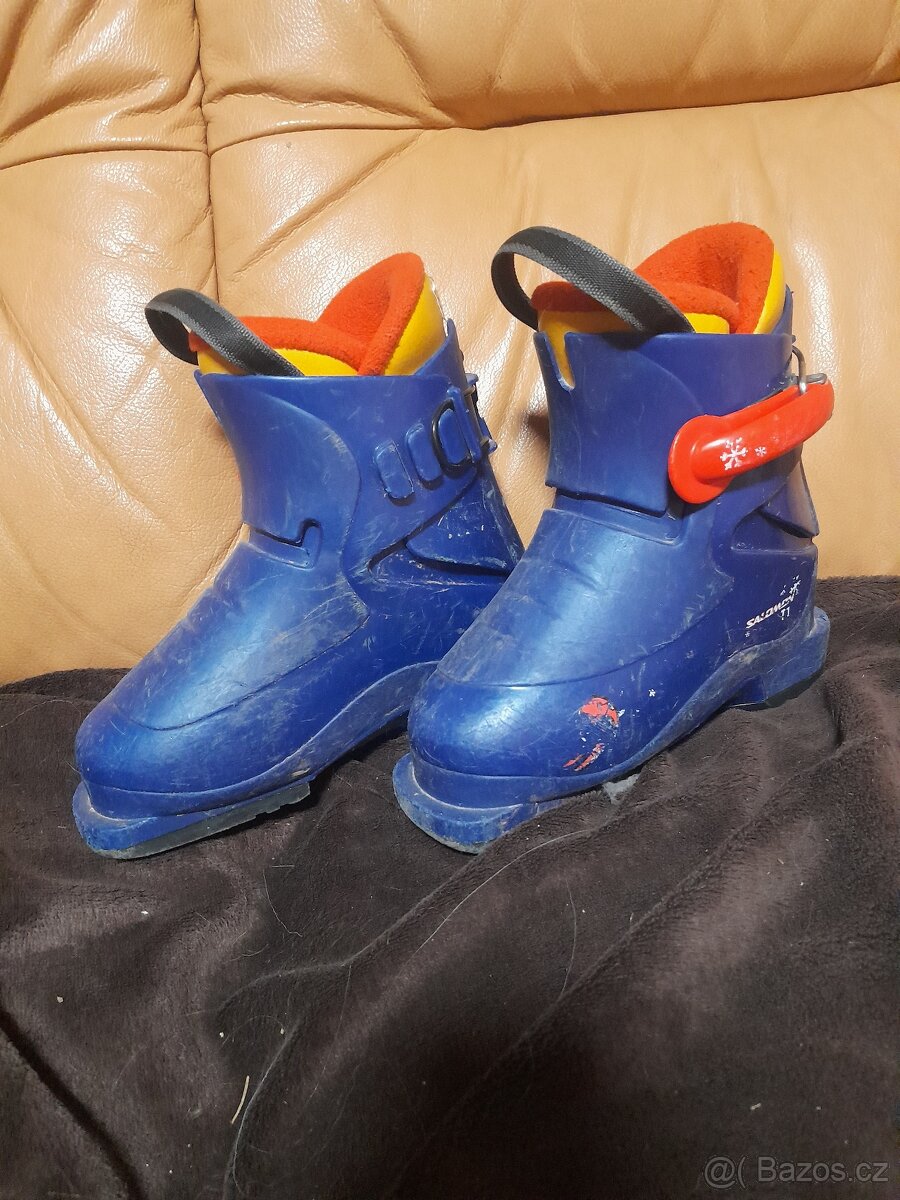 Dětské lyžáky zn. Salomon vel.17 - 2