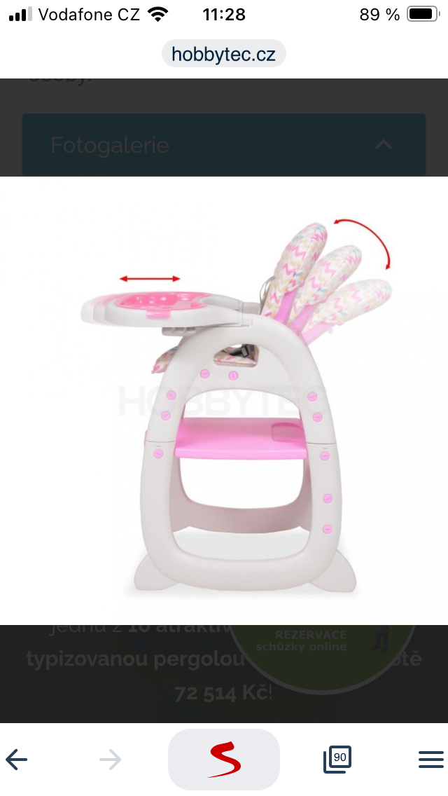 Dětská jídelní židlička - 2