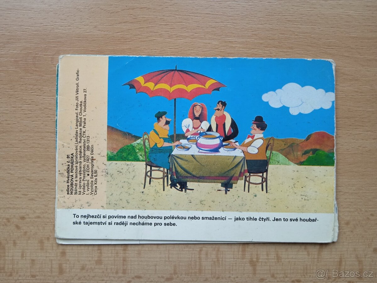 HOUBOVÁ POHÁDKA edice Hvězdička 91 - retro kniha - 2