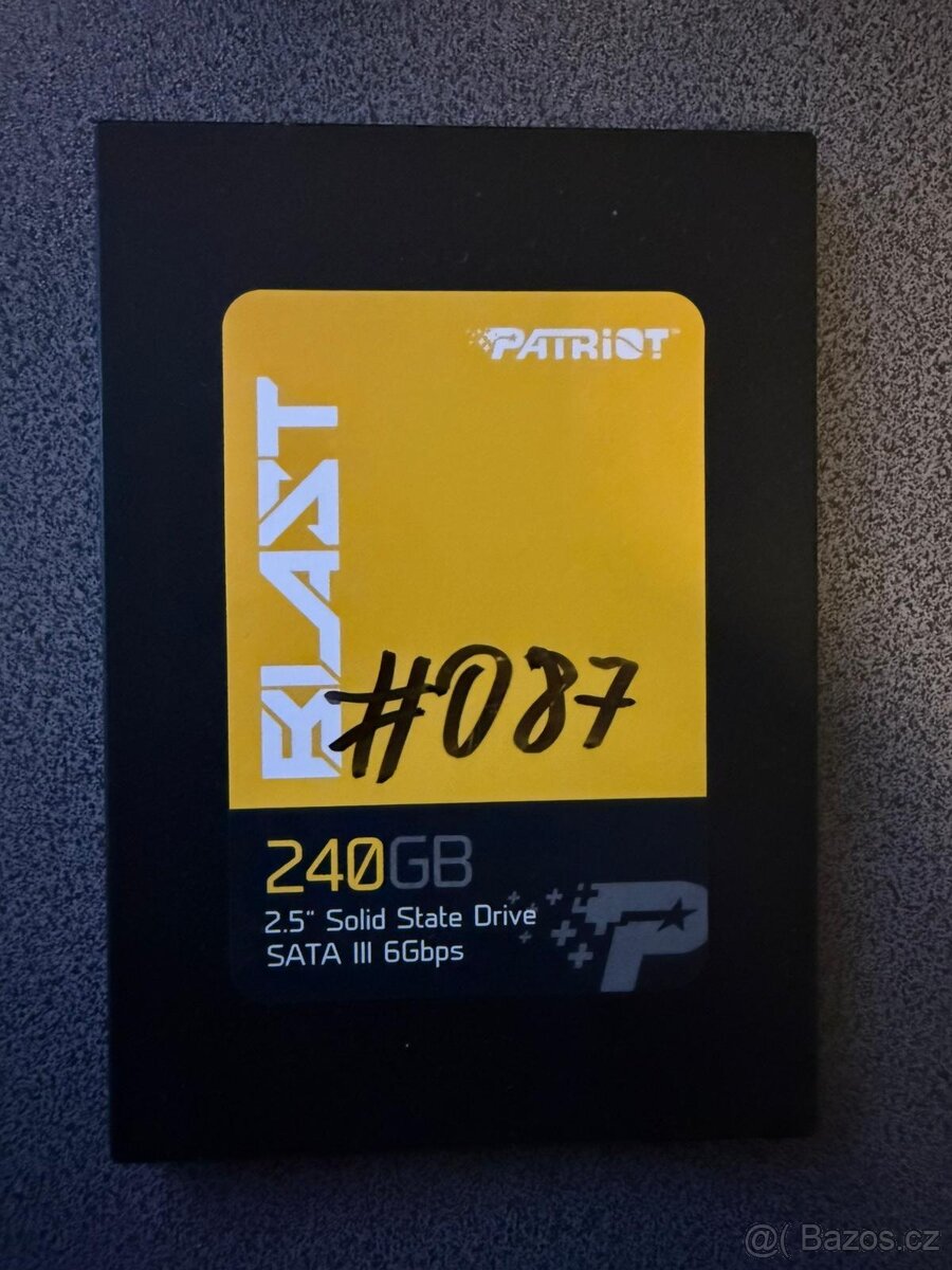 SSD Patriot Blast 240GB – 2 ks, zdraví 95–96 % - 2