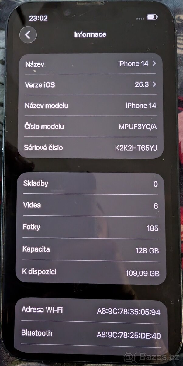 iPhone 14, Midnight, 128 GB - 2