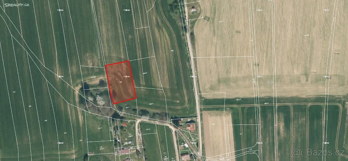 Prodej pole 2088 m² - 2