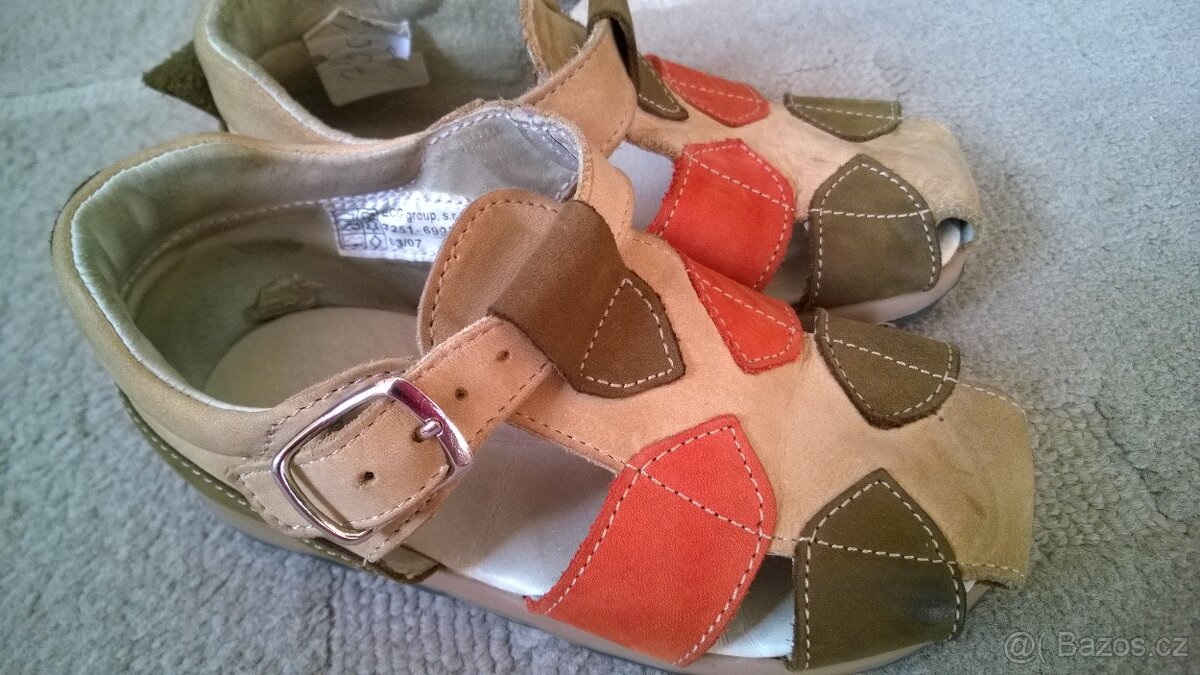 Kožené sandály vel. 25 - 2