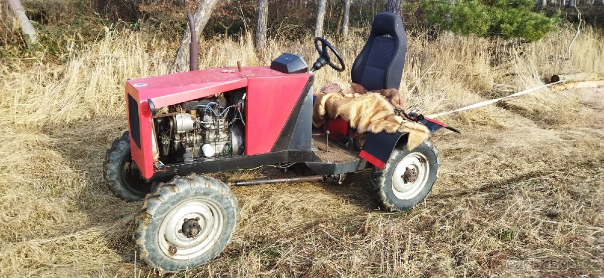 Malotraktor domácí výroby 4×4 - 2