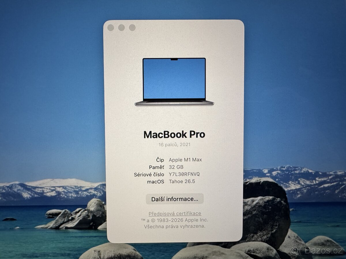 MacBook Pro 16” 2023 M1 Max / 32GB / 1000GB - 2