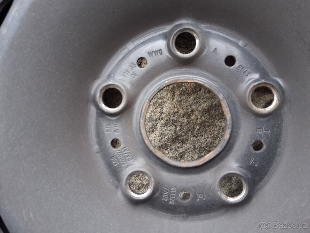 Sada ocelové disky+zimní pneu R15 5x112 - 2