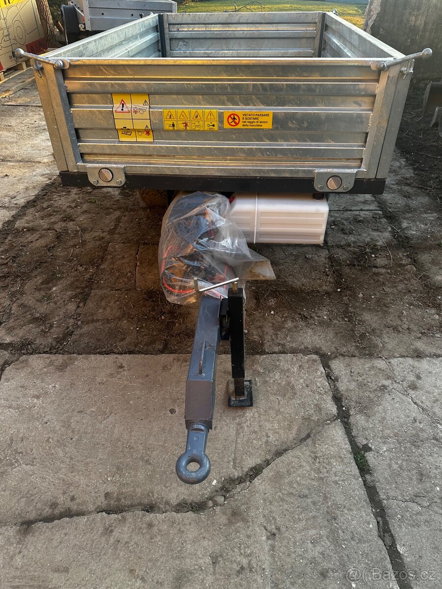 Hydraulicky sklopná vlečka, přívěs 1,5t - 2