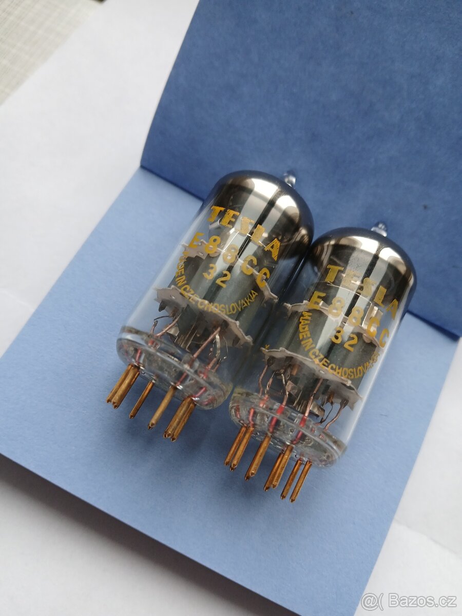 ELEKTRONKY TESLA E88CC - GOLD GRID - TOP ZVUK - 2