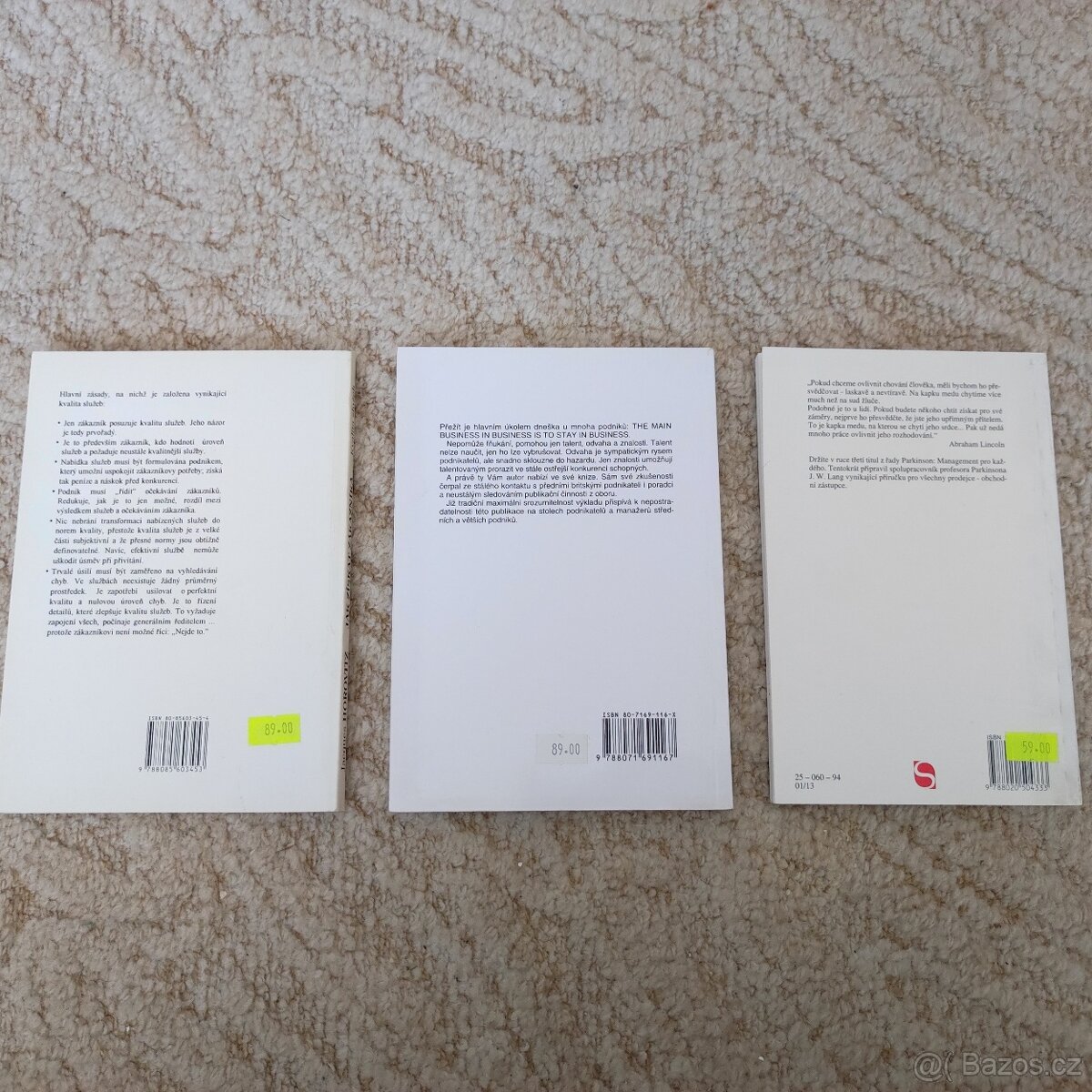 Prodám tři knihy jen za cenu 99kc knihy o obchodování - 2