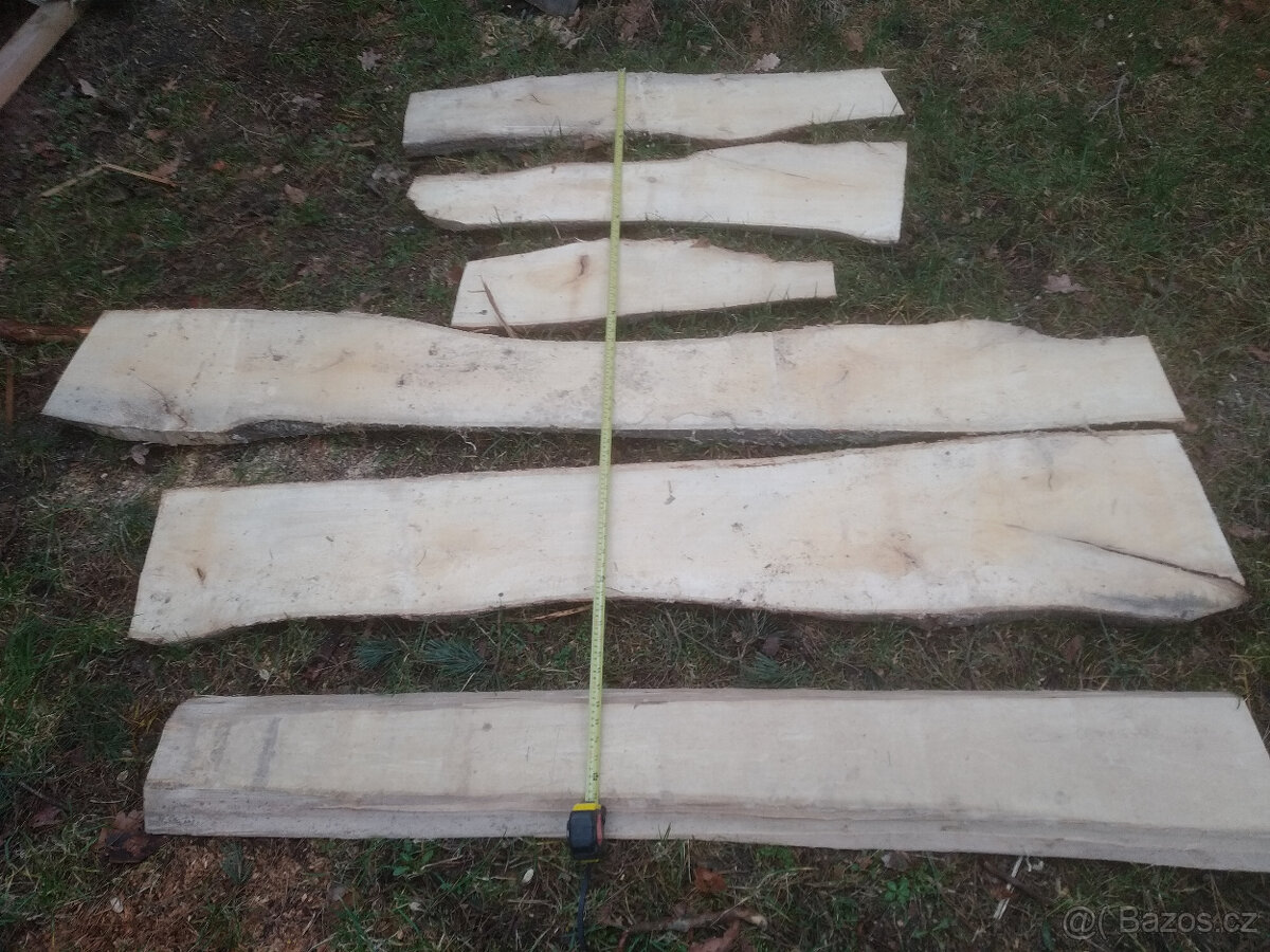 Lipové fošny 4cm silné, různé patvary třeba na vývěsní štít - 2