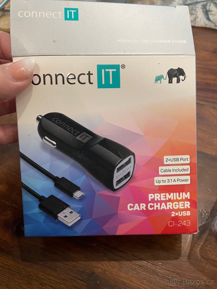 Nabíječka do auta, 2x USB vstup - 2