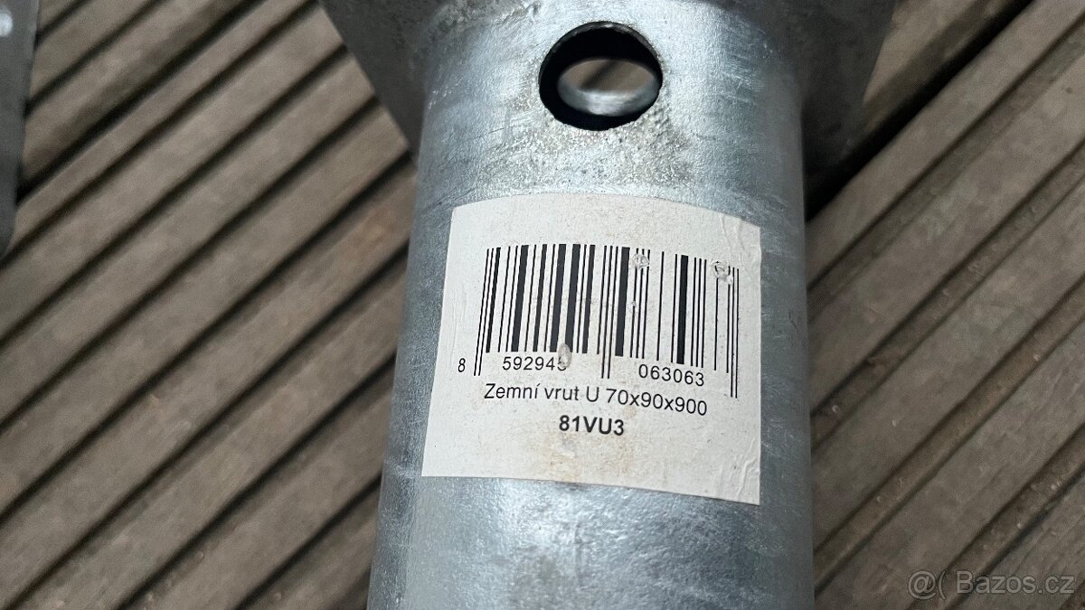 Zemní vrut 81VU3 70x90x900 - 2