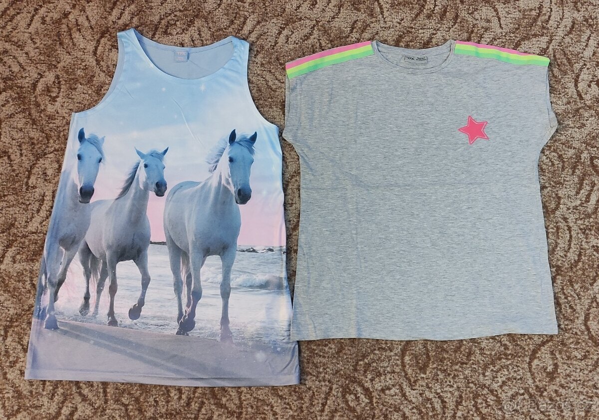 Dívčí trička vel. 158 - 2