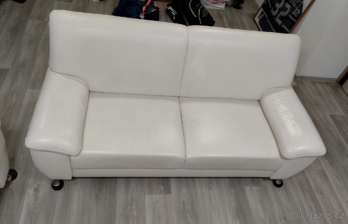 Retro kožená sedací souprava - 2