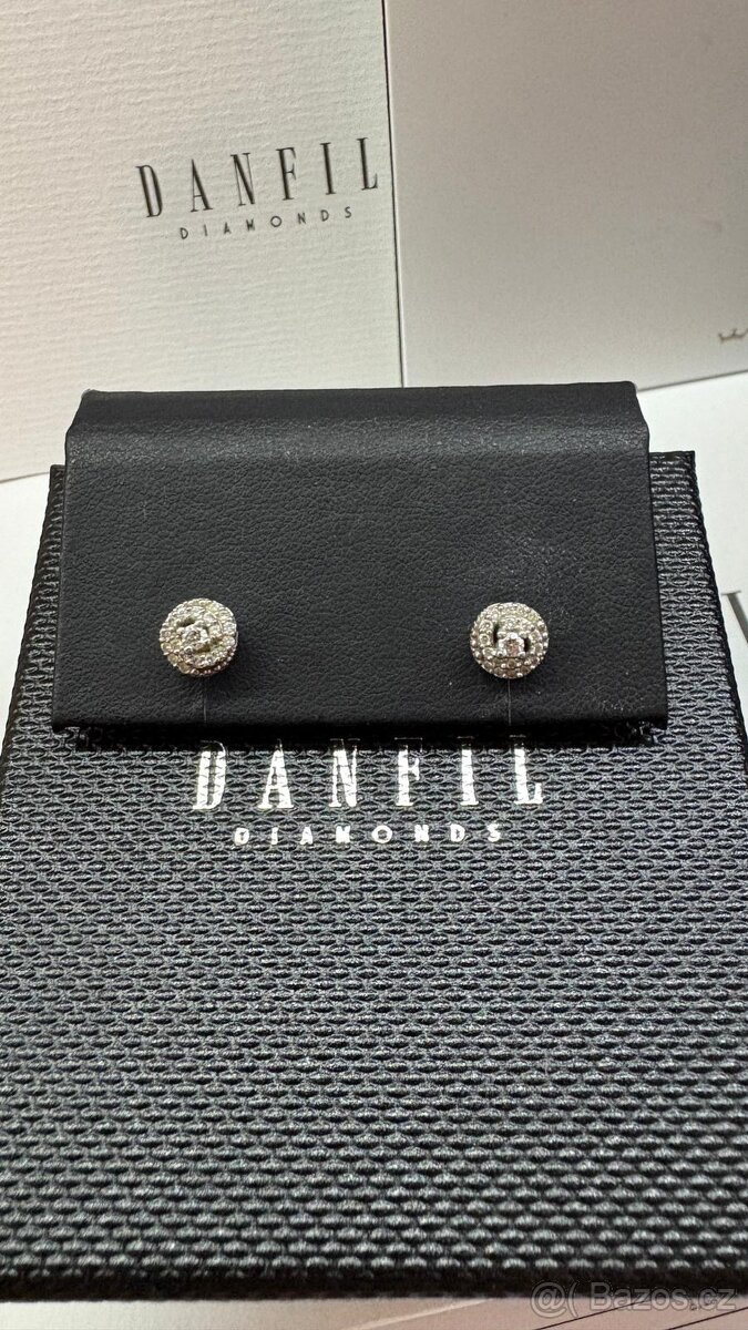 Zlaté briliantové náušnice - 2