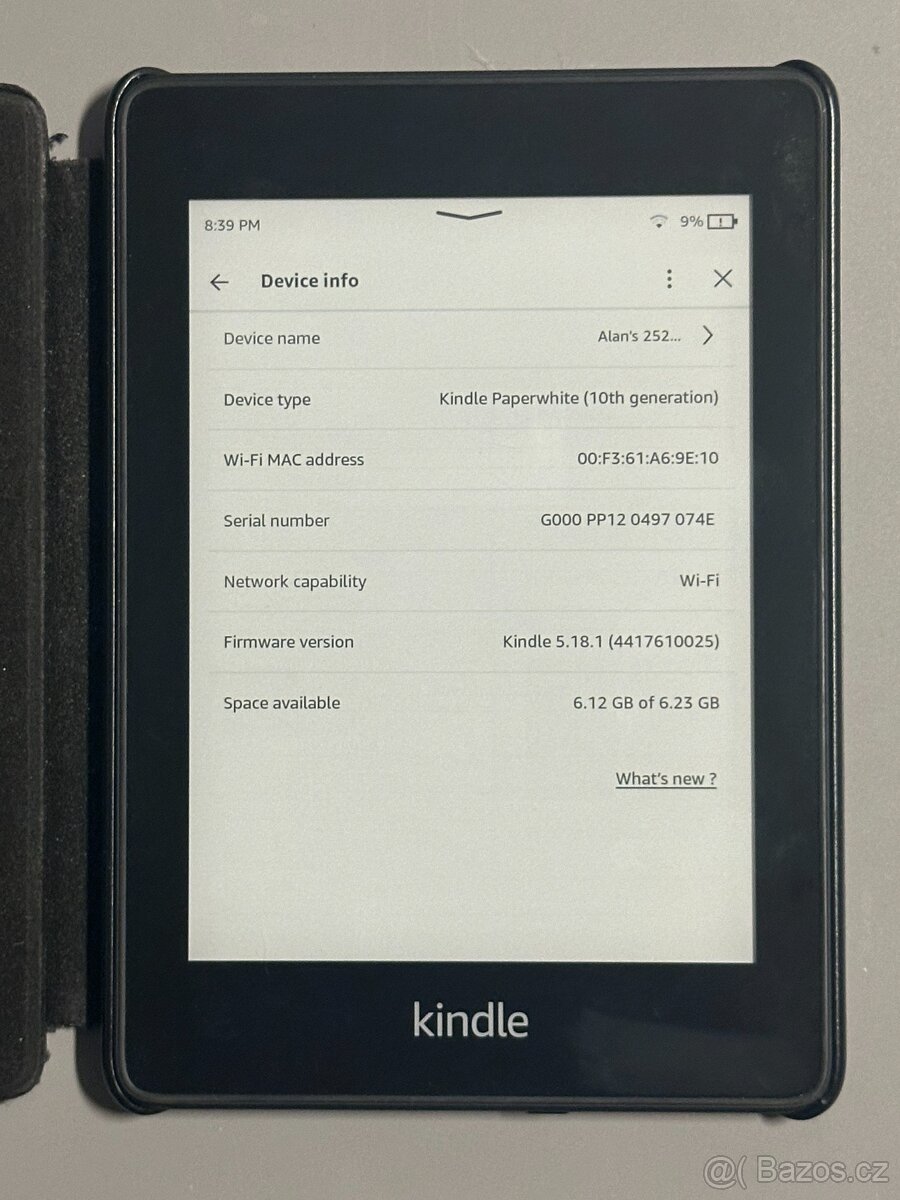 Amazon Kindle Paperwhite 10. gen čtečka knih 8GB + obal 3 - 2