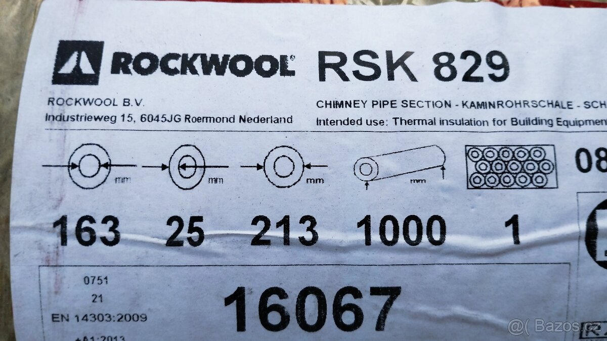 Izolace komína Rockwool - 2