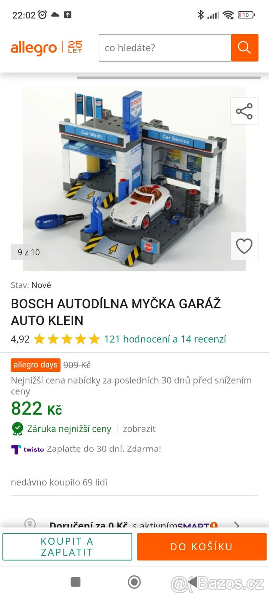 Autíčko, servis, mycí linka - 2