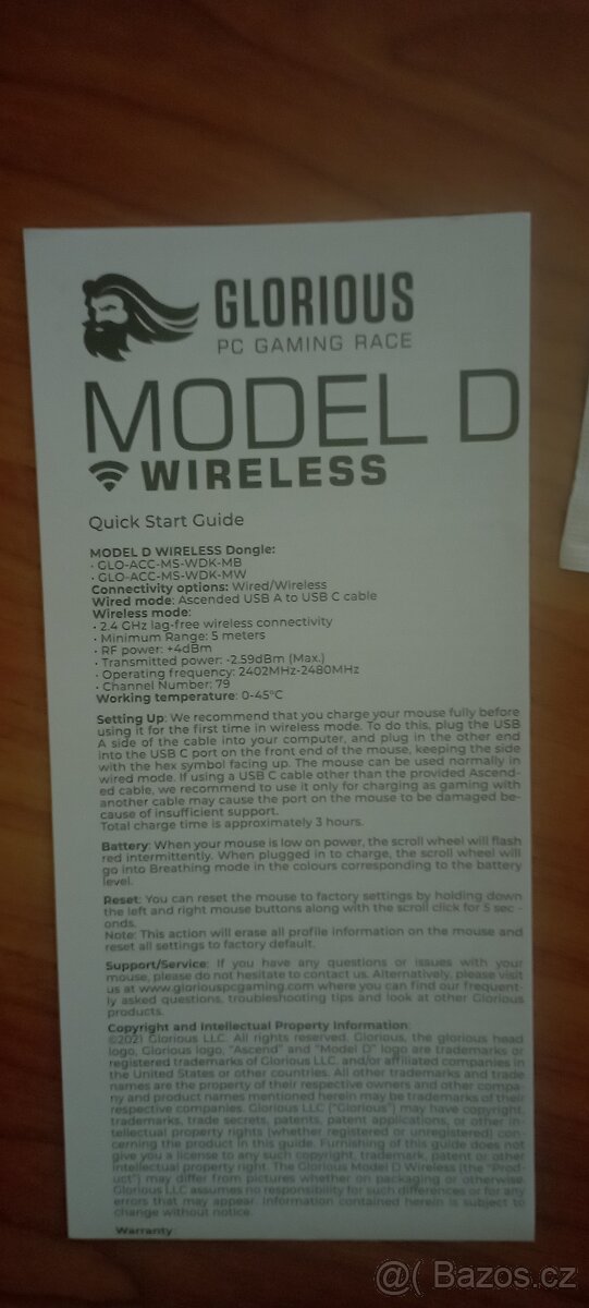 Glorious Model D Wireless - 2