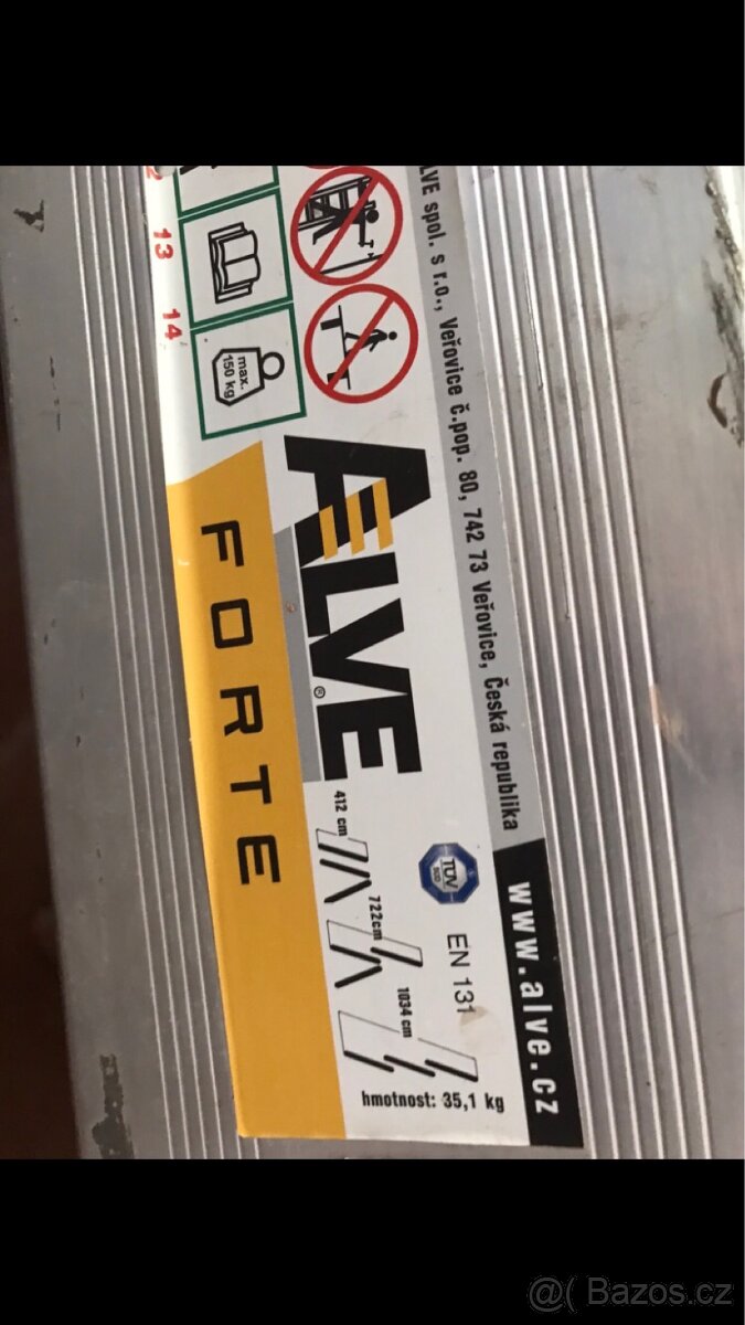 Hliníkový žebřík - 2