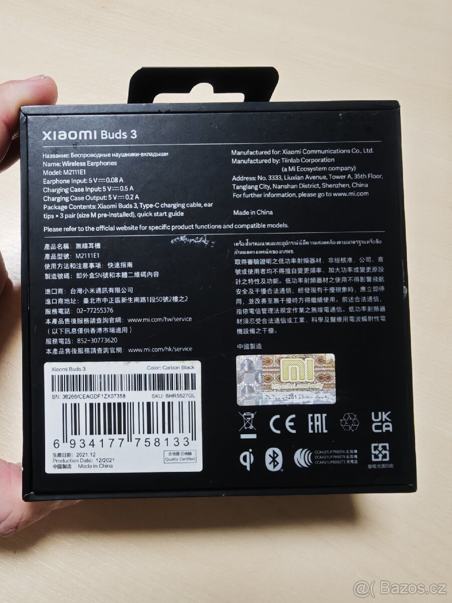 Sluchátka Xiaomi buds 3 - 2