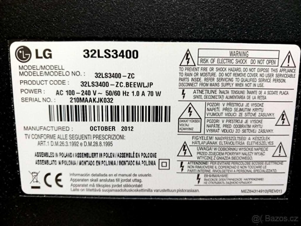 LG32LS3400 + Sencor SDB550T - 2