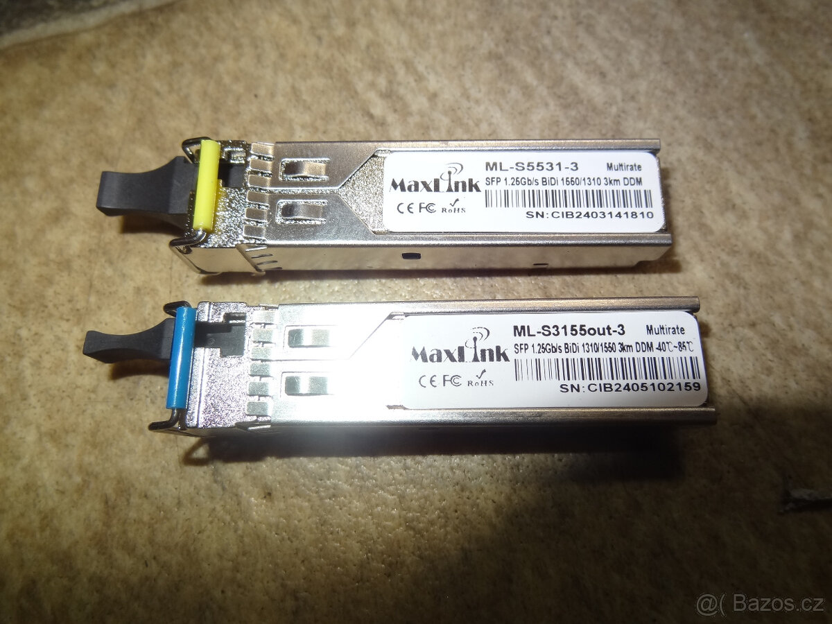 MAXLINK 1.25G SFP optický modul SPOJ Singl Mode 1550/Rx1310n - 2