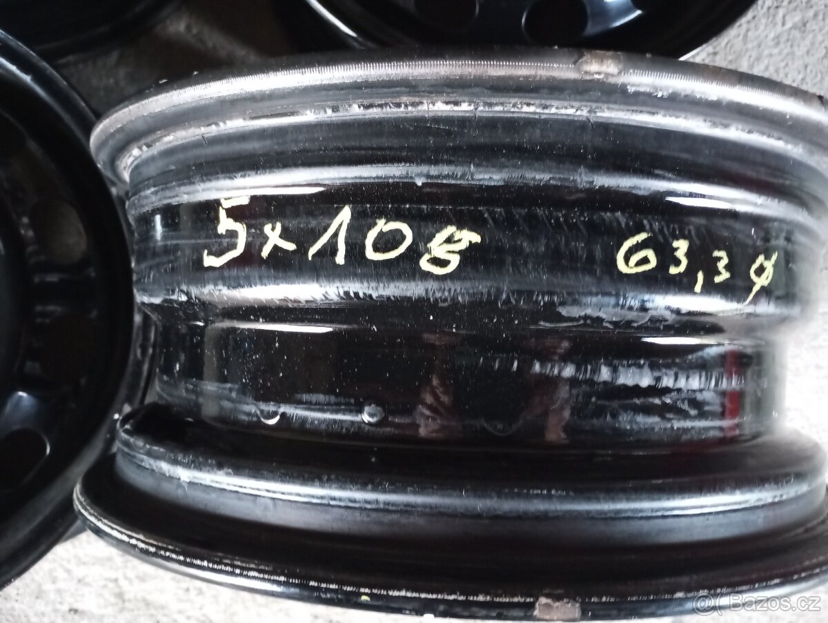 Plechové disky Ford 5x108/15 - 2