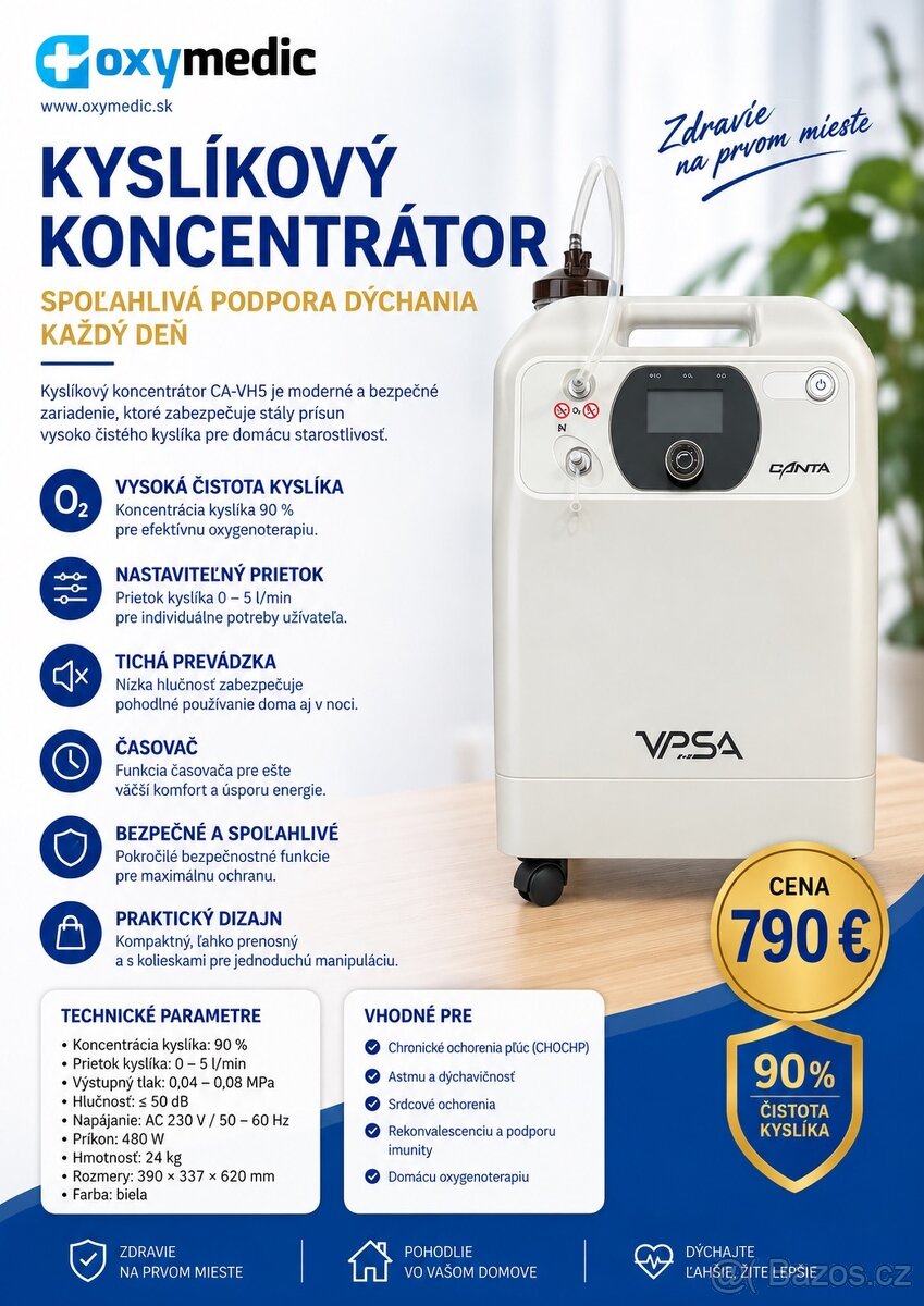 Kyslíkový koncentrator - 2